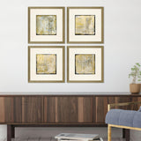 Paragon Golden Speck S/4 White 23 X 23 X 2 Wall Art