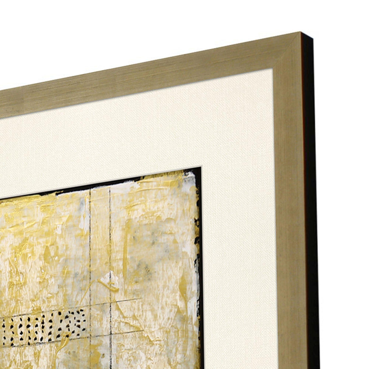 Paragon Golden Speck S/4 White 23 X 23 X 2 Wall Art