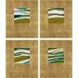Paragon Galaxy Series I S/4 Green 24 X 20 X 1 Wall Hanging