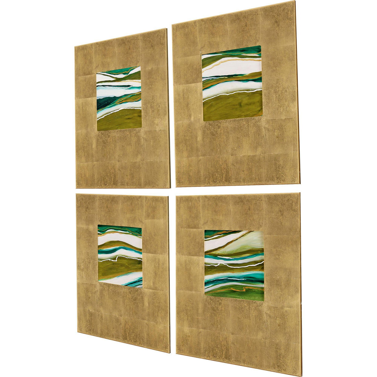 Paragon Galaxy Series I S/4 Green 24 X 20 X 1 Wall Hanging