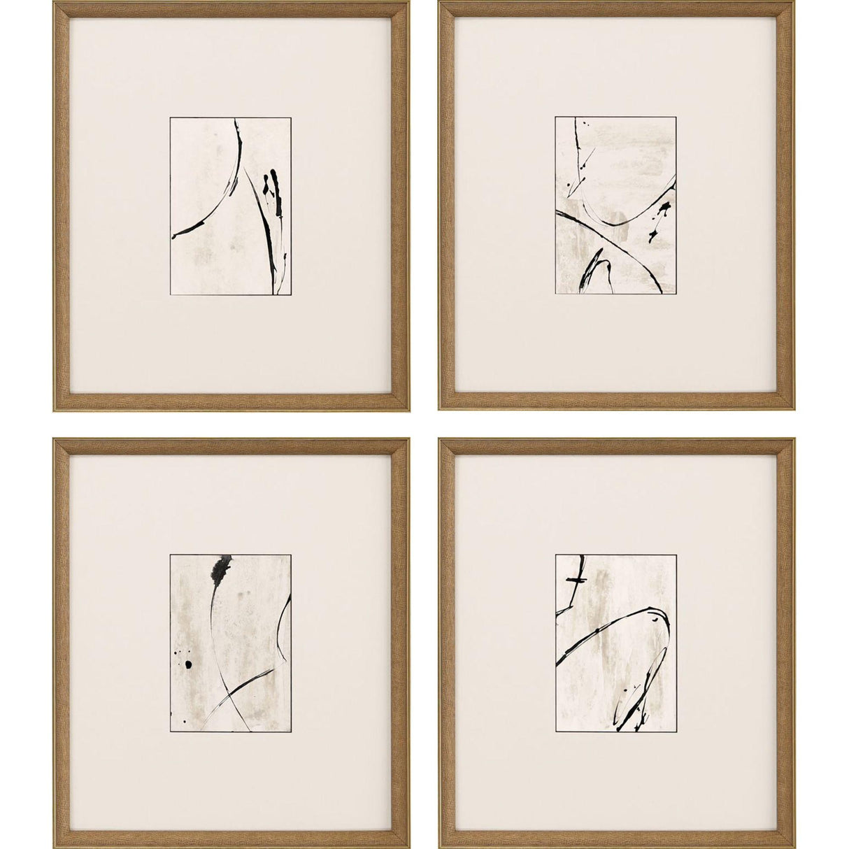 Paragon Jete I S/4 Black 18 X 16 X 2 Wall Art