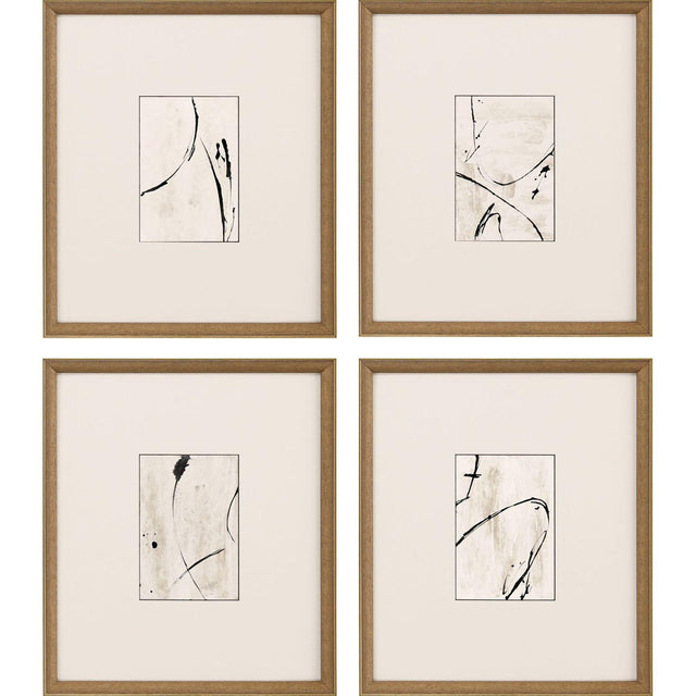 Paragon Jete I S/4 Black 18 X 16 X 2 Wall Art