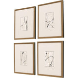 Paragon Jete I S/4 Black 18 X 16 X 2 Wall Art
