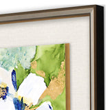 Paragon Snow Petals I Blue 32 X 26 X 2 Wall Art