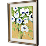 Paragon Snow Petals II Blue 32 X 26 X 2 Wall Art