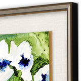 Paragon Snow Petals II Blue 32 X 26 X 2 Wall Art
