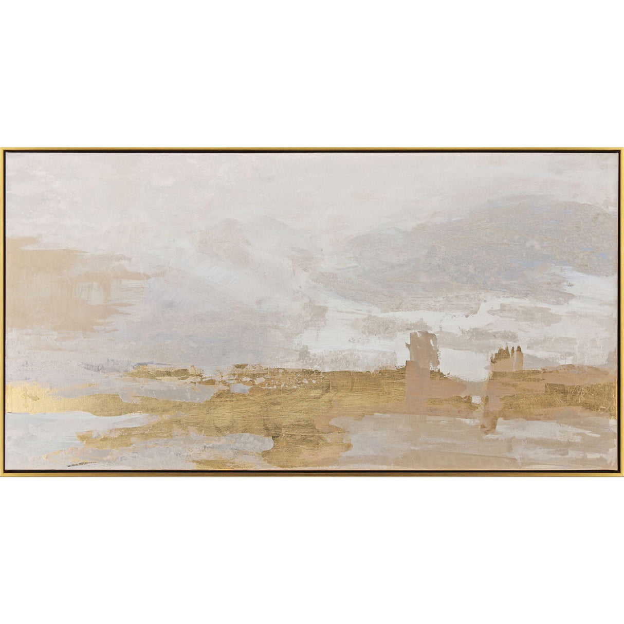 Paragon Sandstorm Gold Gray 30 X 59 X 3 Wall Art