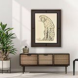 Paragon Golden Cheetah Black 57 X 43 X 3 Wall Art