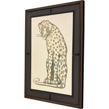 Paragon Golden Cheetah Black 57 X 43 X 3 Wall Art