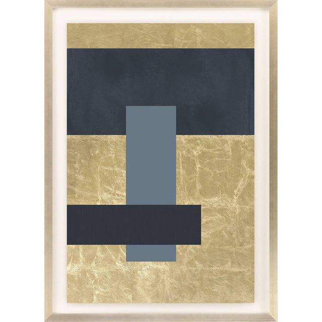 Paragon Gold Colorblock I Blue 43 X 31 X 2 Wall Art