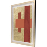 Paragon Gold Colorblock II Orange 43 X 31 X 2 Wall Art
