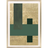 Paragon Gold Colorblock III Green 43 X 31 X 2 Wall Art