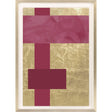 Paragon Gold Colorblock IV Pink 43 X 31 X 2 Wall Art