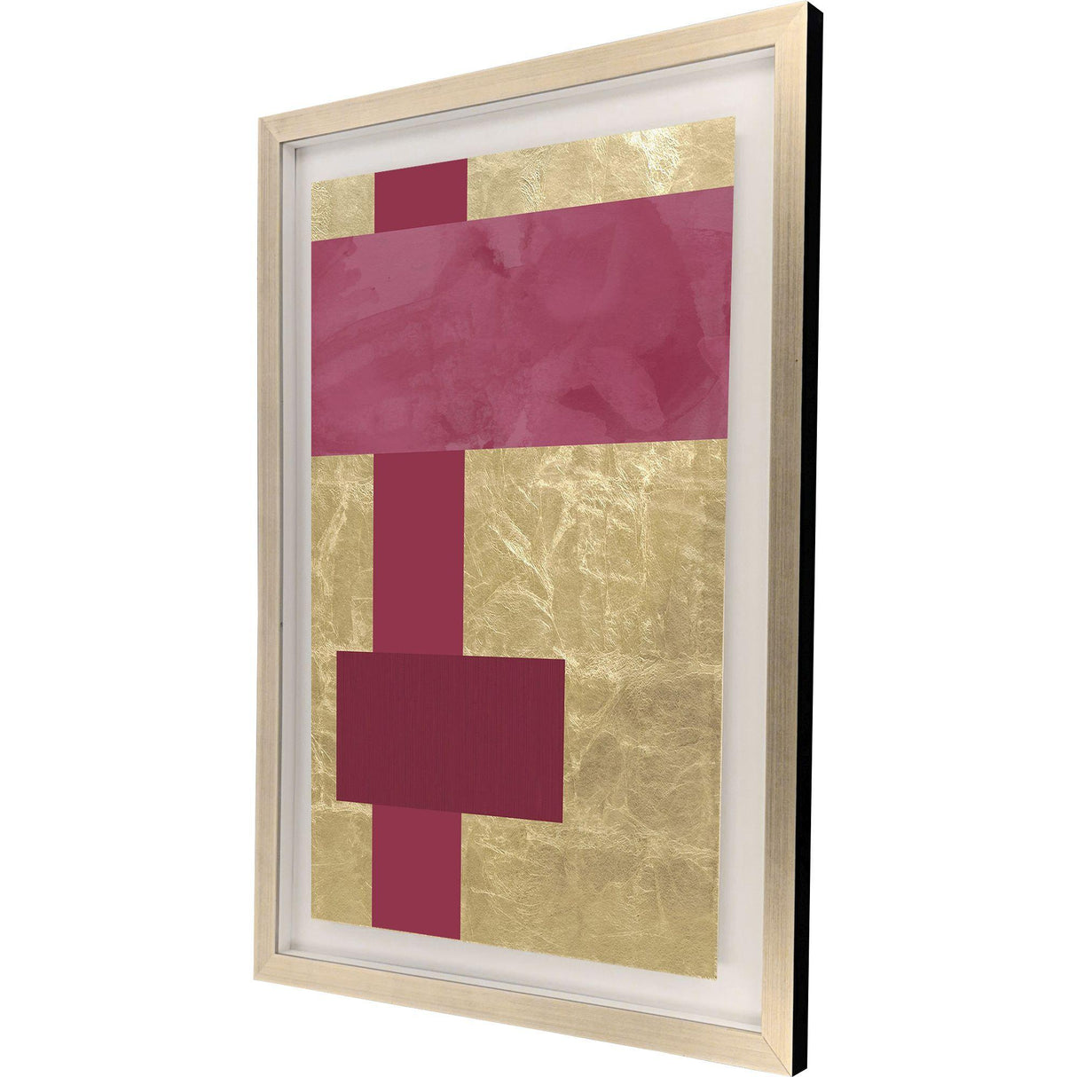 Paragon Gold Colorblock IV Pink 43 X 31 X 2 Wall Art