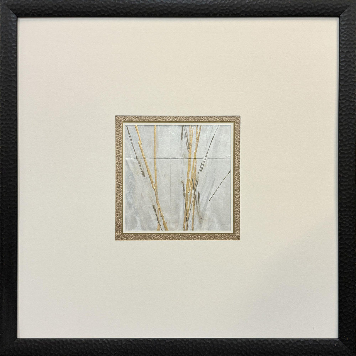 Paragon Incised Gold II Gray 33 X 33 X 2 Wall Art