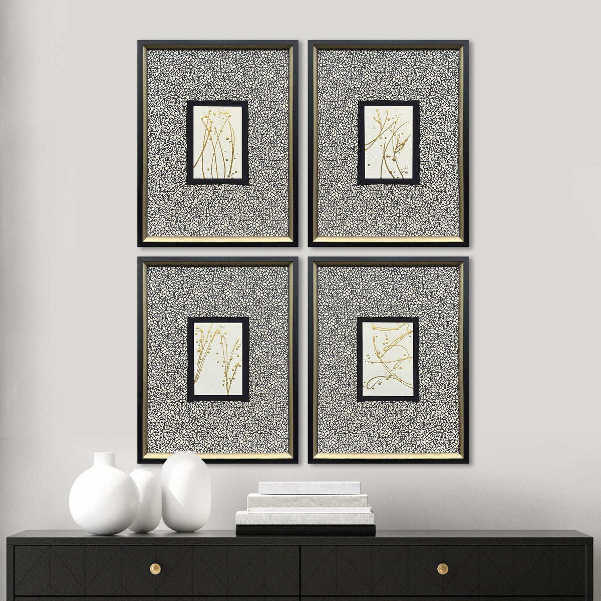 Paragon Liquid Gold I S/4 Metallic 21 X 16 X 2 Wall Art