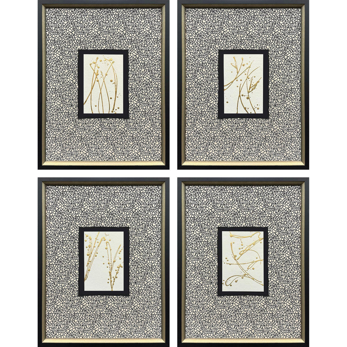 Paragon Liquid Gold I S/4 Metallic 21 X 16 X 2 Wall Art