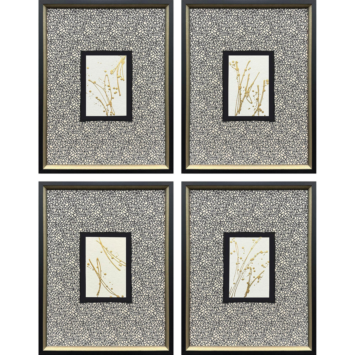 Paragon Liquid Gold II S/4 Metallic 21 X 16 X 2 Wall Art
