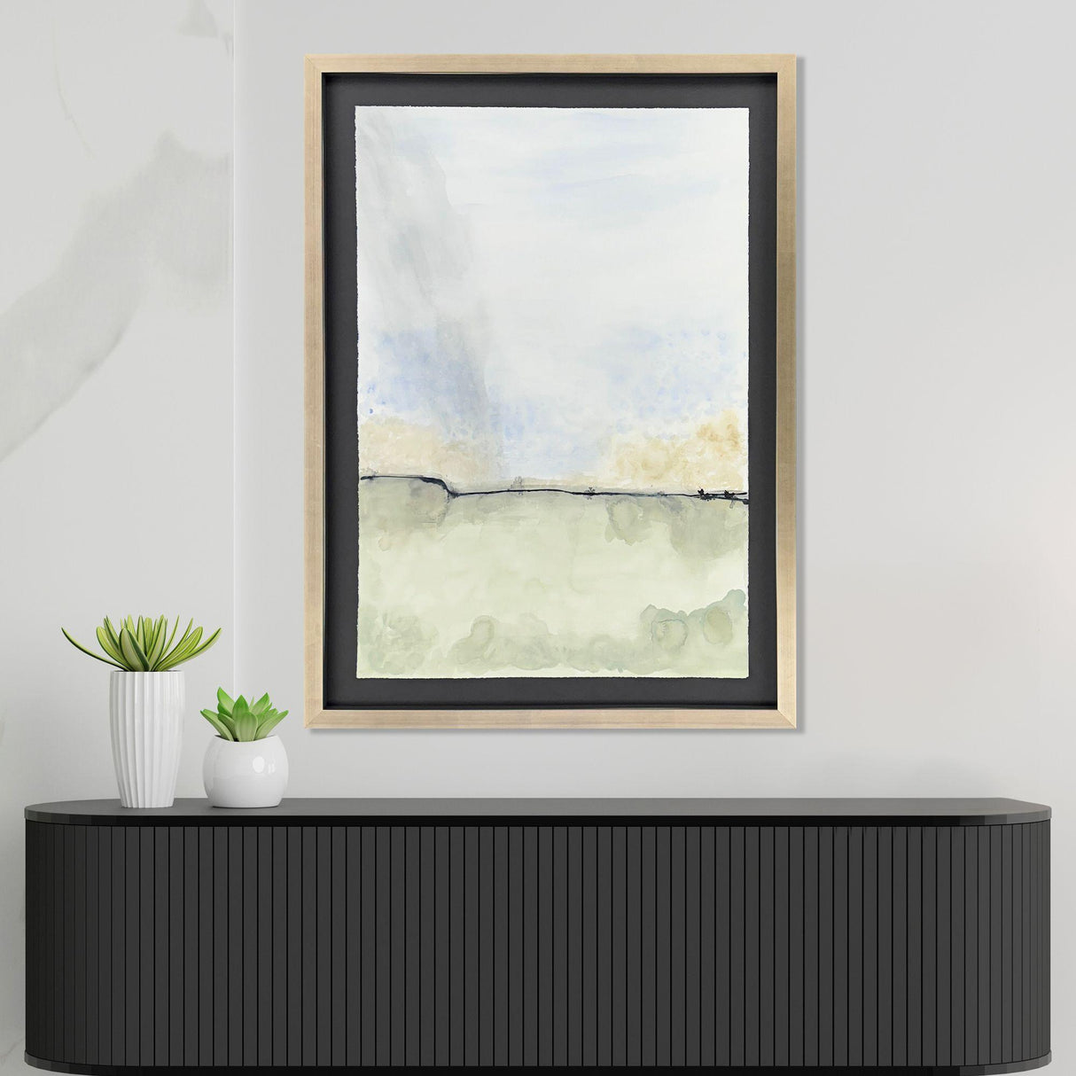 Paragon Storm II Green 52 X 38 X 2 Wall Art