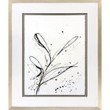 Paragon Floral Splash I Black 42 X 35 X 2 Wall Art