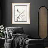 Paragon Floral Splash I Black 42 X 35 X 2 Wall Art