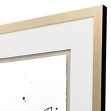 Paragon Floral Splash I Black 42 X 35 X 2 Wall Art