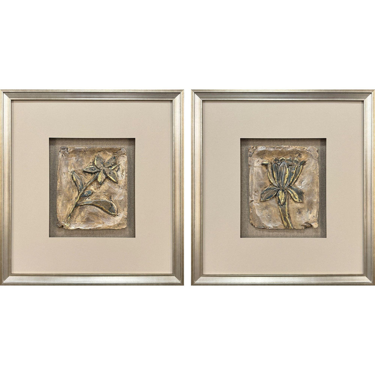 Paragon Heirloom Blooms S/2 Brown 20 X 18 X 2 Wall Art