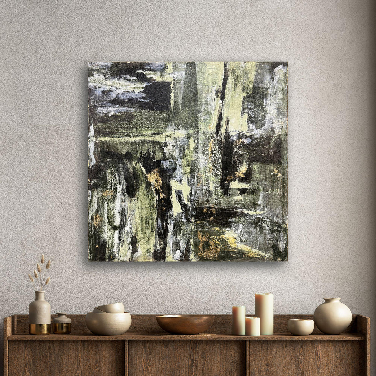 Paragon Capa Verde Green 38 X 38 X 4 Wall Hanging