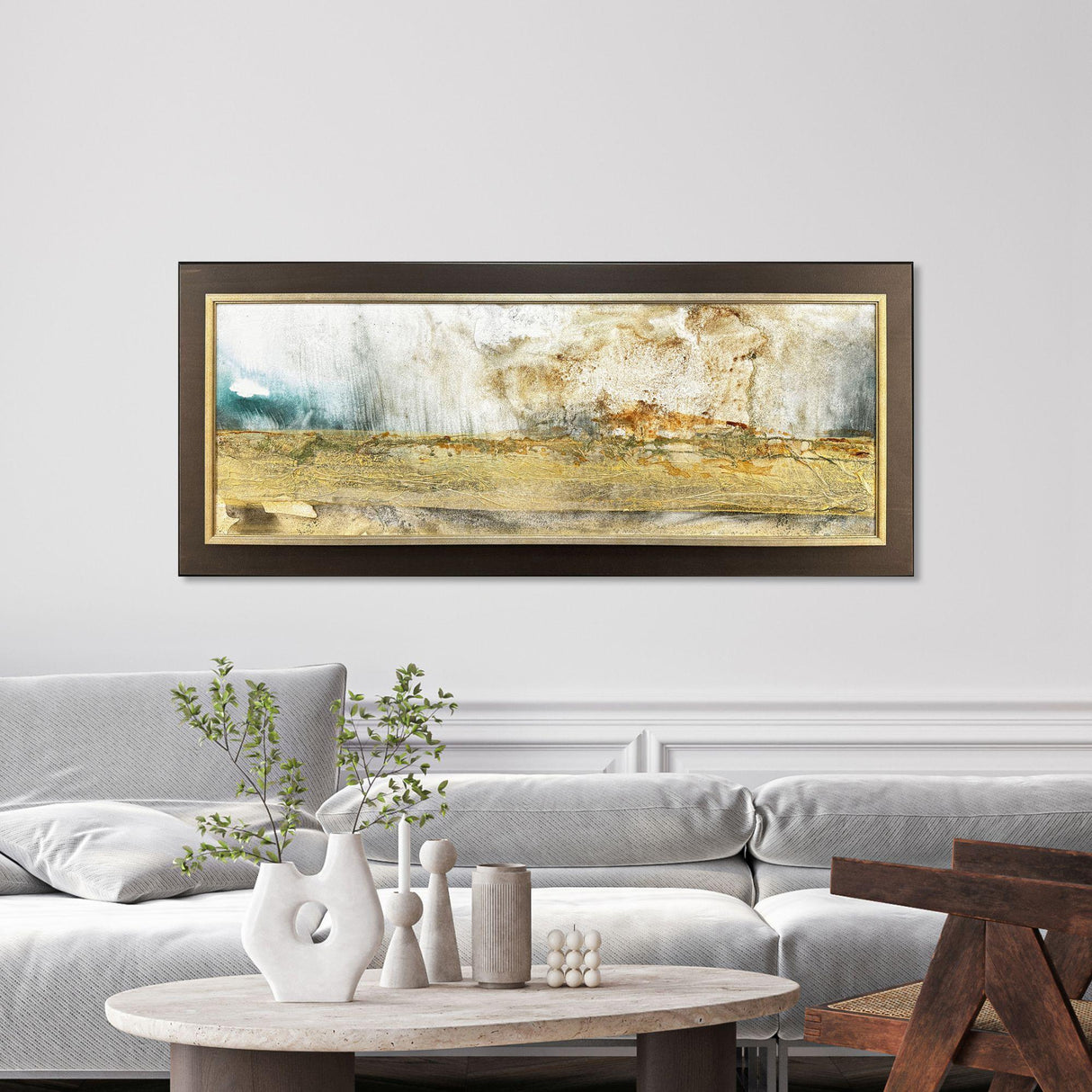 Paragon Ink Impressions I Brown 22 X 52 X 2 Wall Hanging