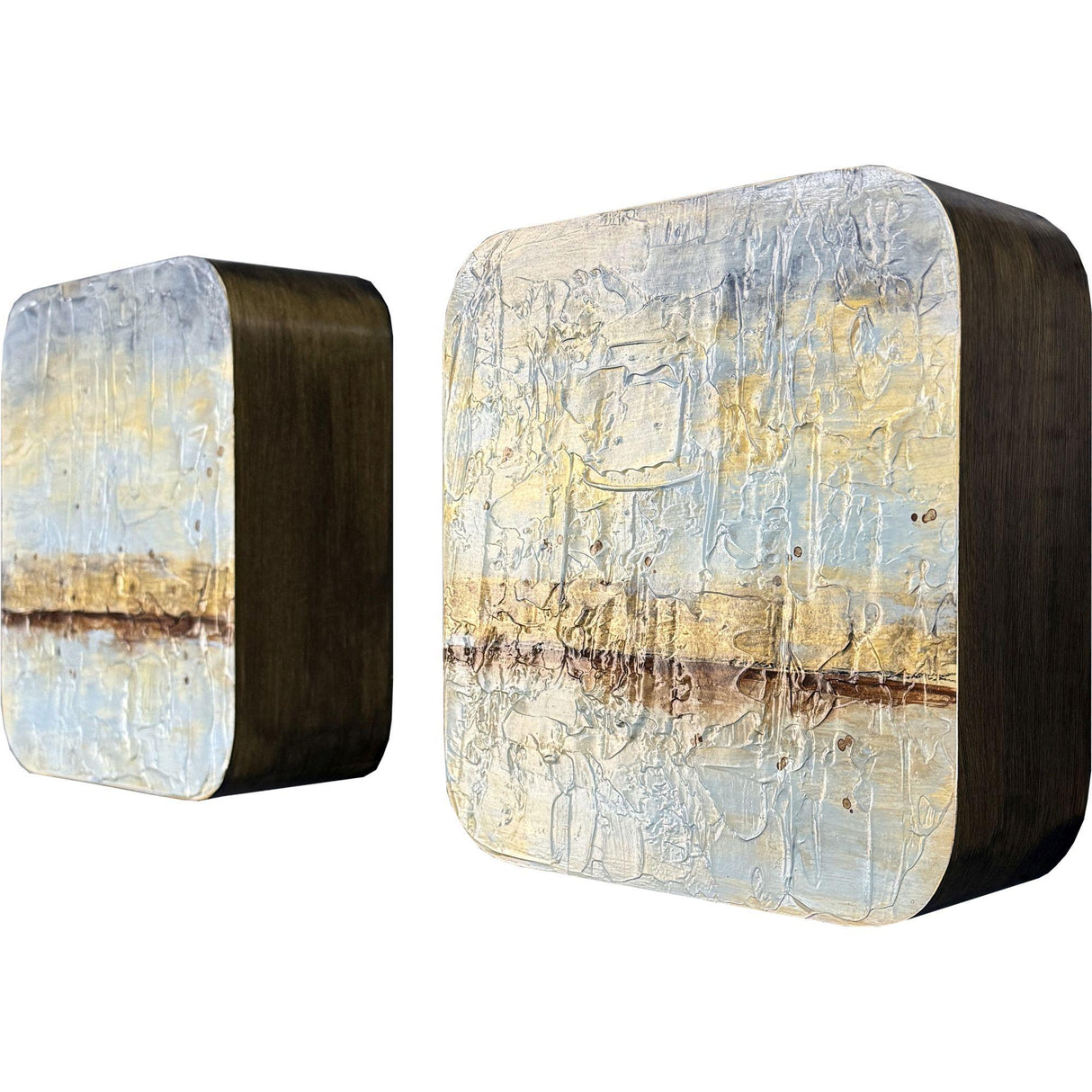 Paragon Coastal Horizon I S/2 Blue 12 X 12 X 4 Wall Hanging