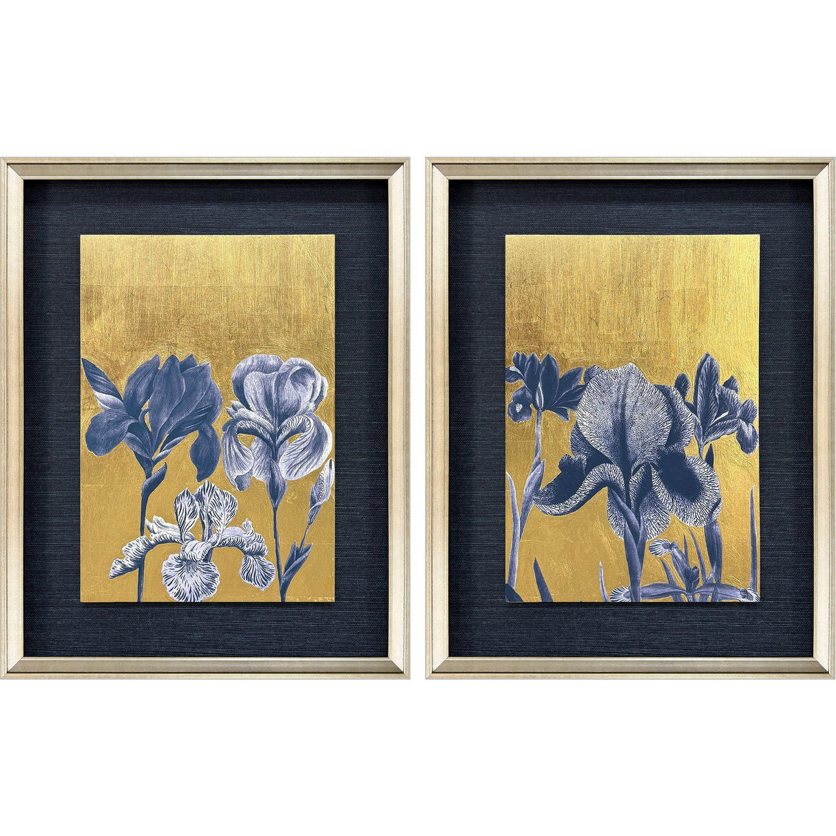 Paragon Blue Iris II S/2 Blue 26 X 20 X 2 Wall Art