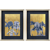 Paragon Blue Iris II S/2 Blue 26 X 20 X 2 Wall Art