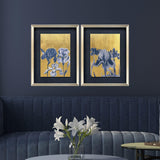 Paragon Blue Iris II S/2 Blue 26 X 20 X 2 Wall Art