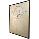 Paragon Silver Poppies I Brown 50 X 38 X 2 Wall Art
