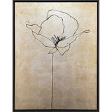 Paragon Silver Poppies I Brown 50 X 38 X 2 Wall Art