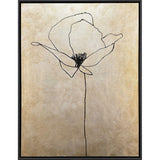 Paragon Silver Poppies II Brown 50 X 38 X 2 Wall Art