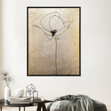 Paragon Silver Poppies II Brown 50 X 38 X 2 Wall Art