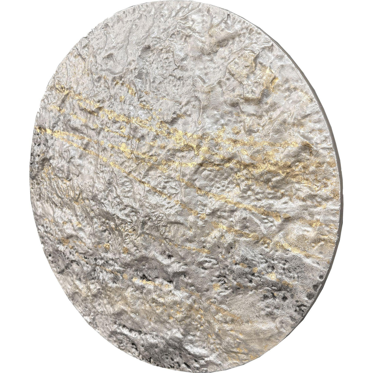 Paragon Metallic Mercury II White 30 X 30 X 2 Wall Hanging