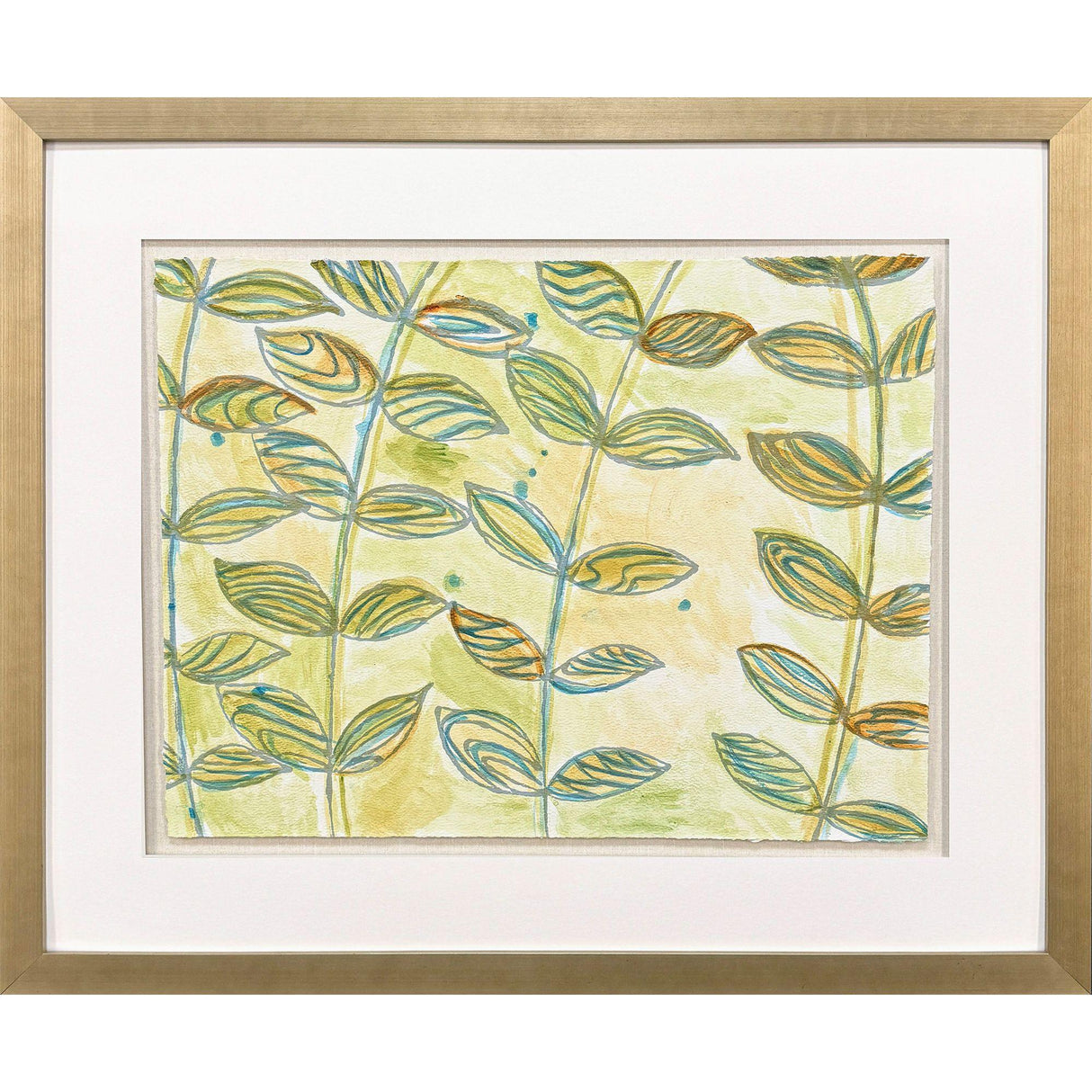 Paragon Shimmering Garden I Green 31 X 37 X 2 Wall Art