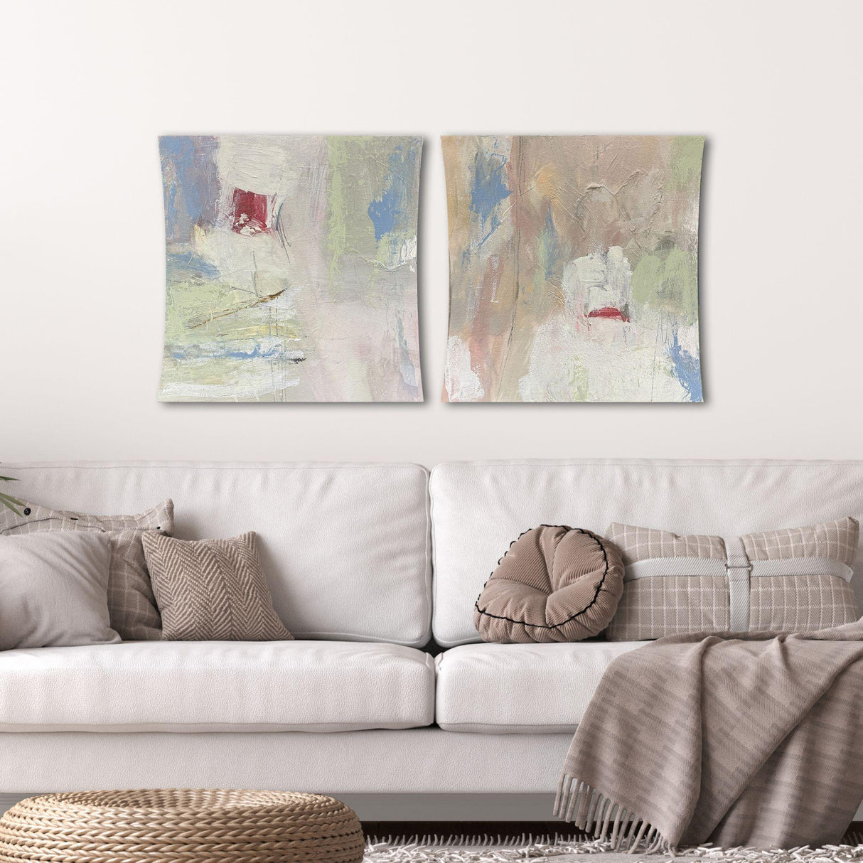 Paragon Finding Peace I S/2 Pink 18 X 18 X 4 Wall Hanging