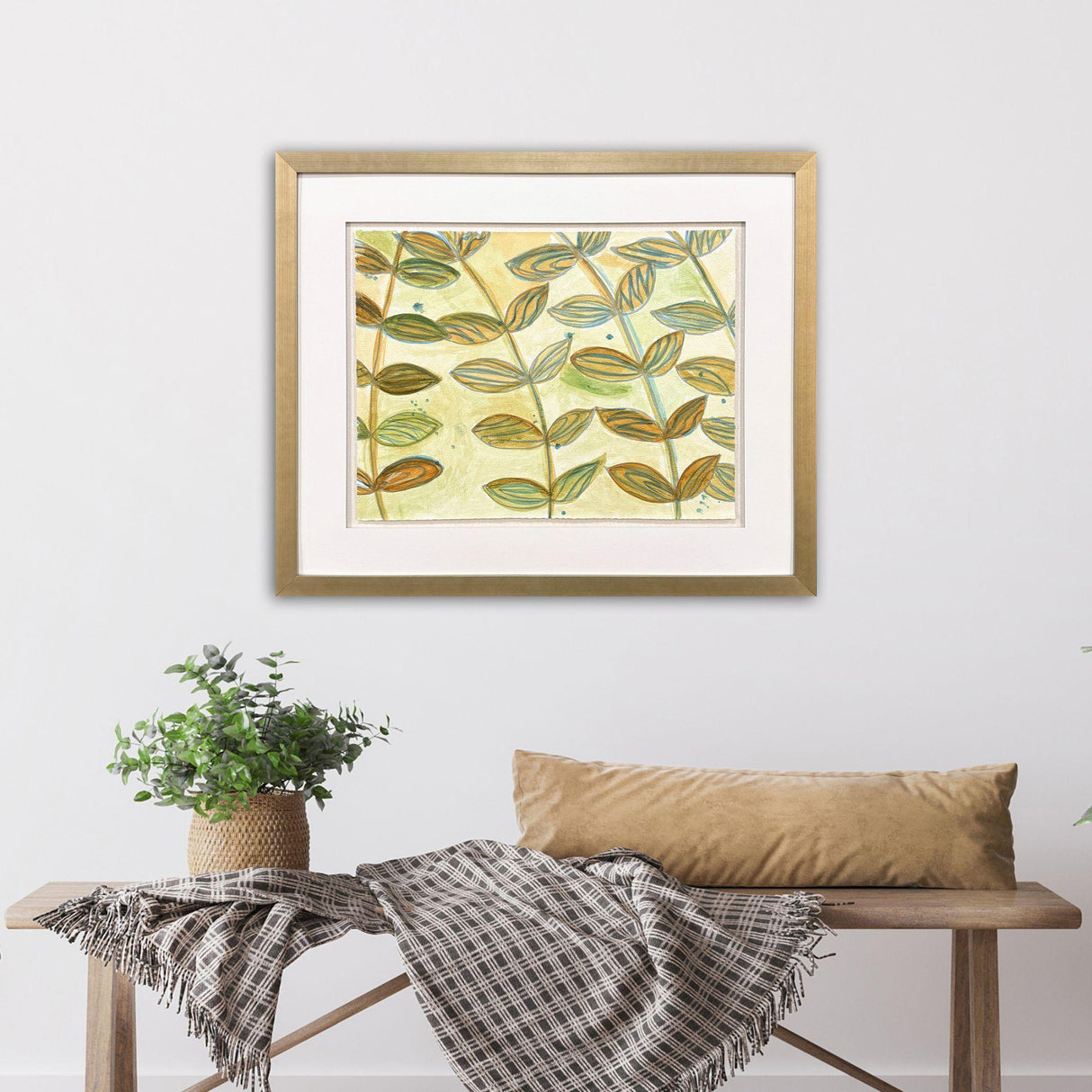 Paragon Shimmering Garden II Green 31 X 37 X 2 Wall Art