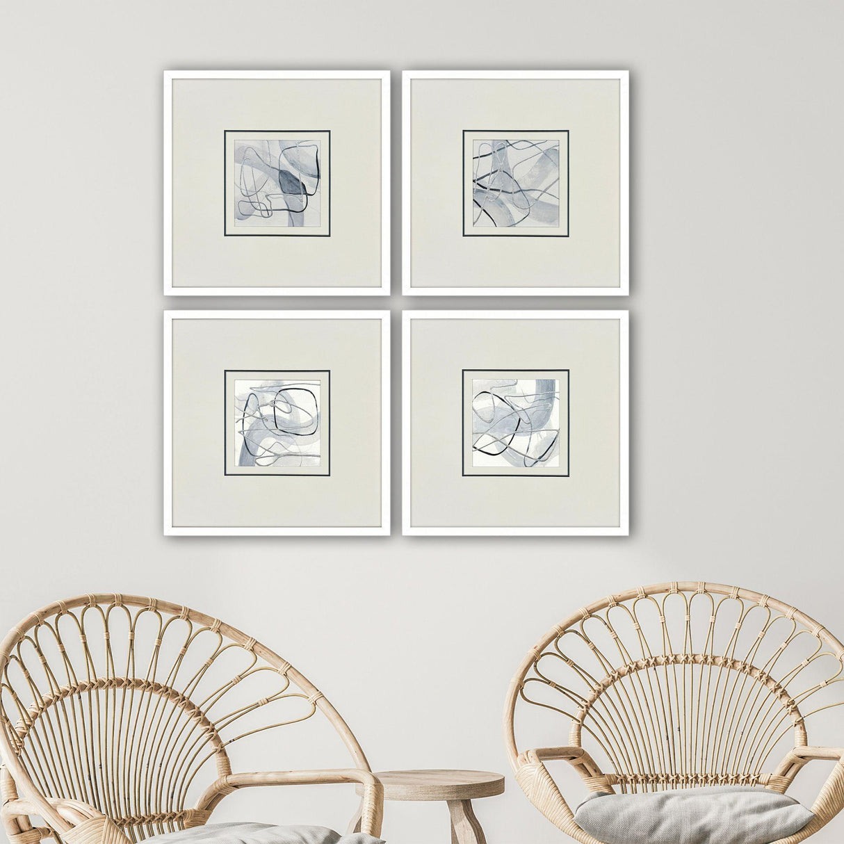 Paragon Pathways S/4 Blue 21 X 21 X 2 Wall Art
