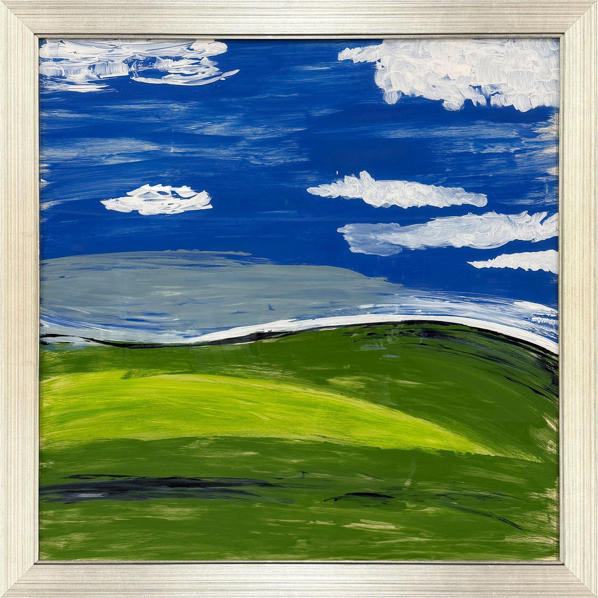 Paragon Rolling Hills Blue 43 X 43 X 2 Wall Art