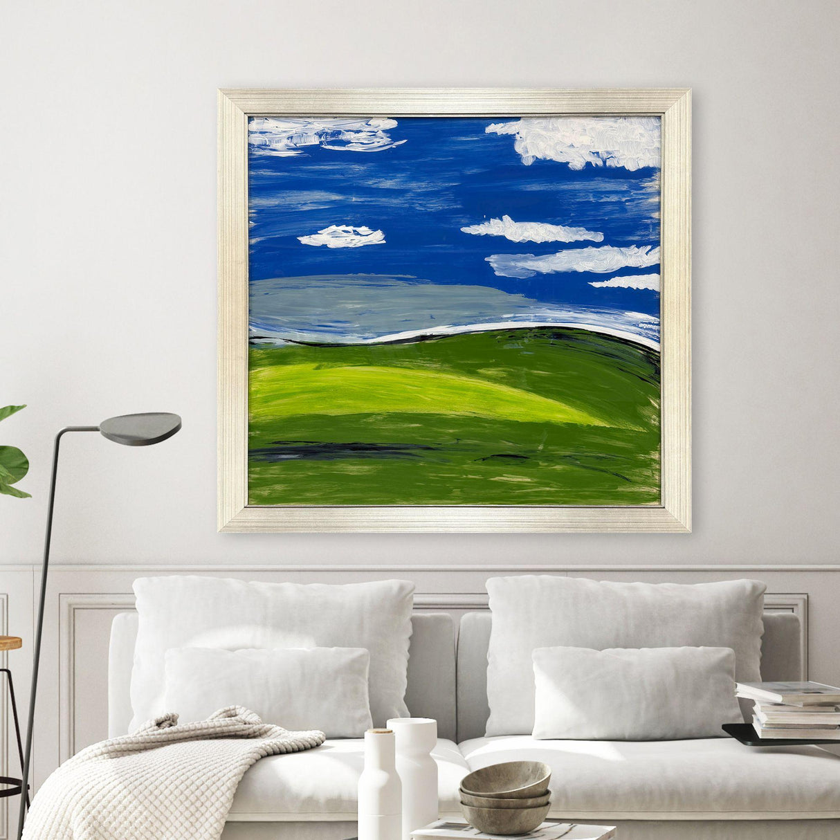 Paragon Rolling Hills Blue 43 X 43 X 2 Wall Art