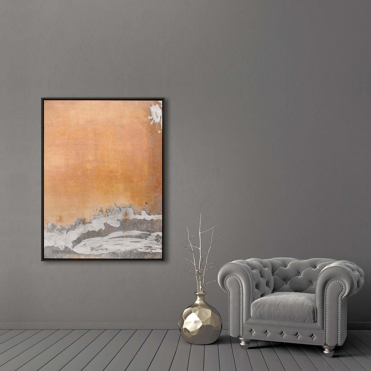 Paragon Autumn Rush II Orange 50 X 38 X 2 Wall Art
