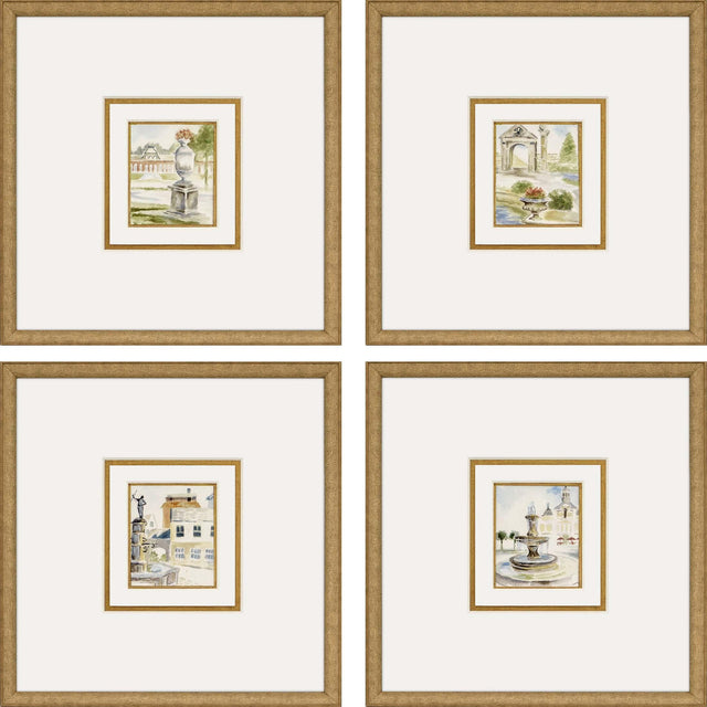 Paragon Fountains I S/4 Multi 17 X 16 X 2 Wall Art