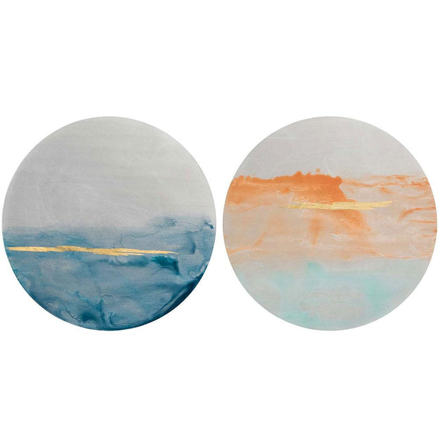 Paragon Horizons I S/2 Multi 22 X 22 X 2 Wall Hanging
