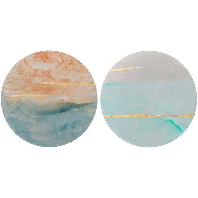 Paragon Horizons II S/2 Multi 22 X 22 X 2 Wall Hanging