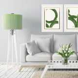 Paragon Rings of Water I Green 44 X 34 X 3 Wall Art
