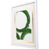 Paragon Rings of Water I Green 44 X 34 X 3 Wall Art